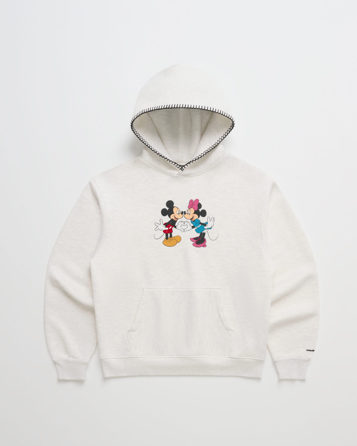 Mickey Mouse and Minnie Mouse Heart Fleece Hoodie