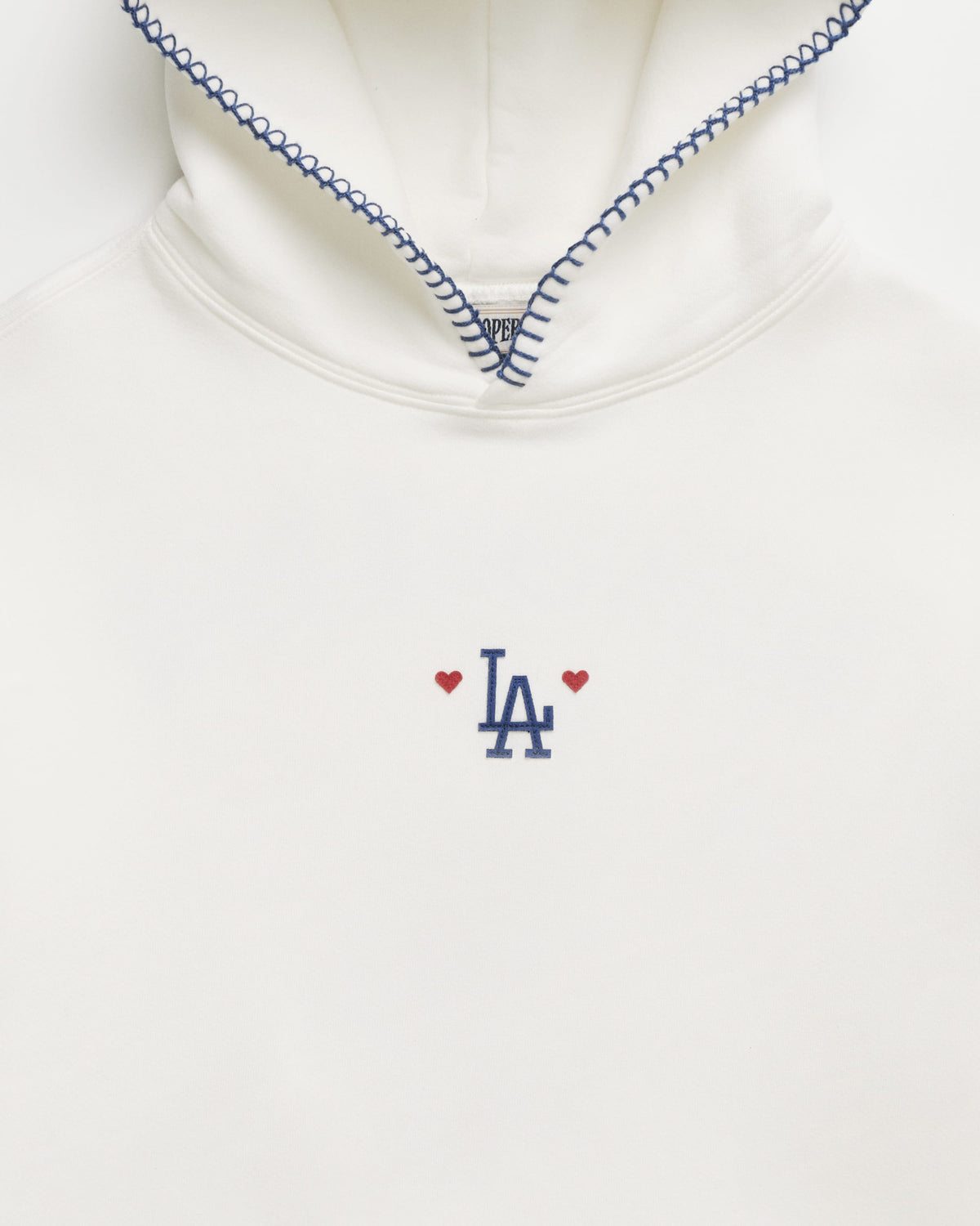 Dodgers Heart Fleece Hoodie - Image 3