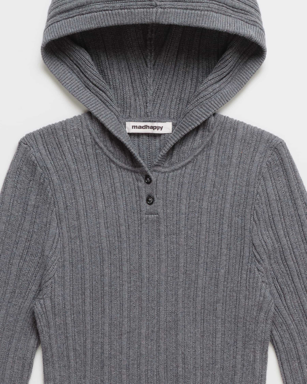 Lightweight Knit Hoodie - Image 2