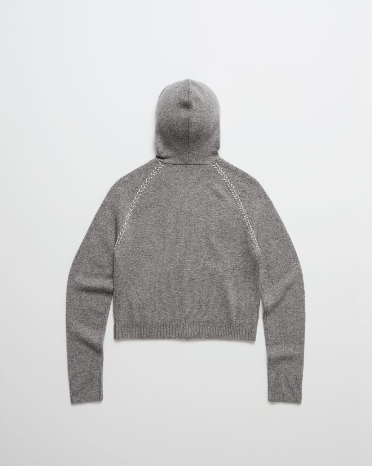 Knit Zip Up Hoodie - Image 4