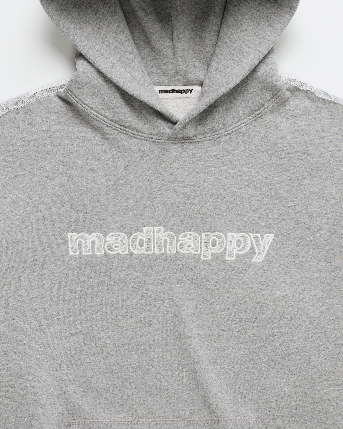 Lace Trim Midweight Hoodie - Image 2