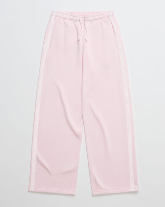 Lace Trim Midweight Straight Sweatpant