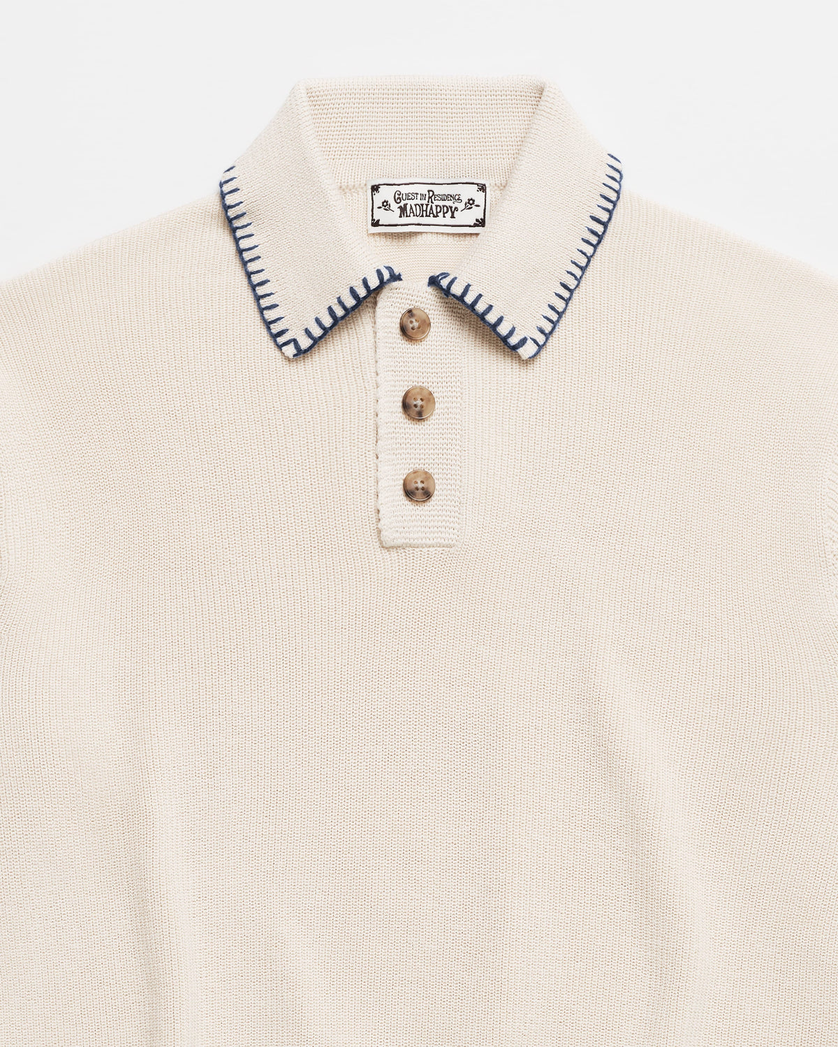 Guest In Residence Rib Knit Polo - Image 2