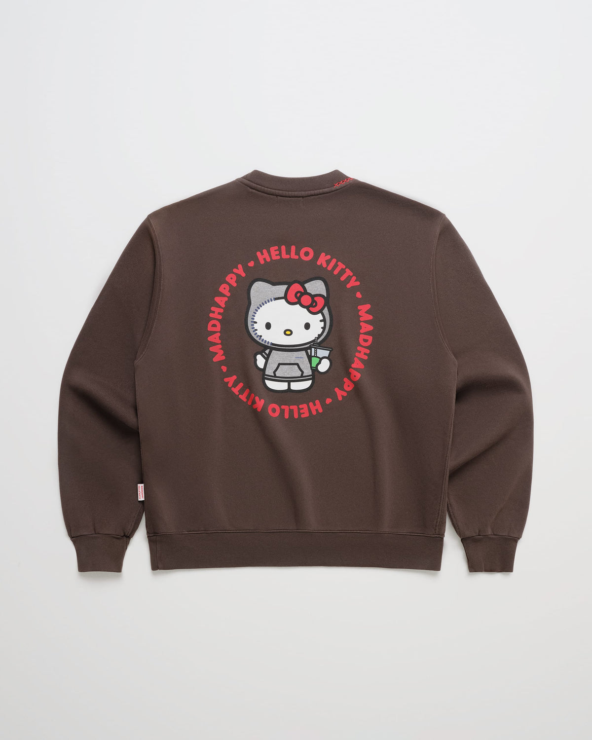 Hello Kitty® Heart Midweight Fleece Crewneck - Image 3