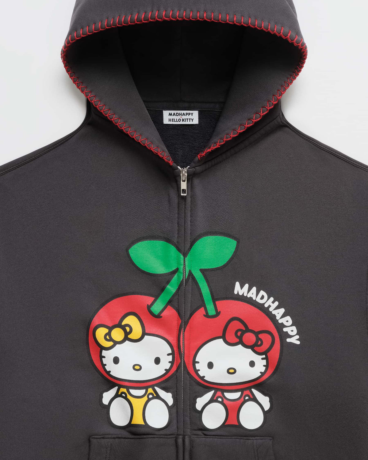 Hello Kitty® Cherries Midweight Fleece Zip Up - Image 2