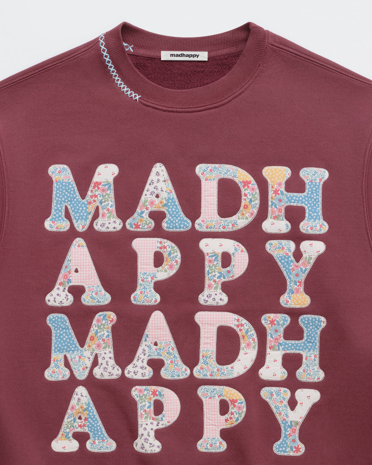 Patchwork Fleece Crewneck - Image 2