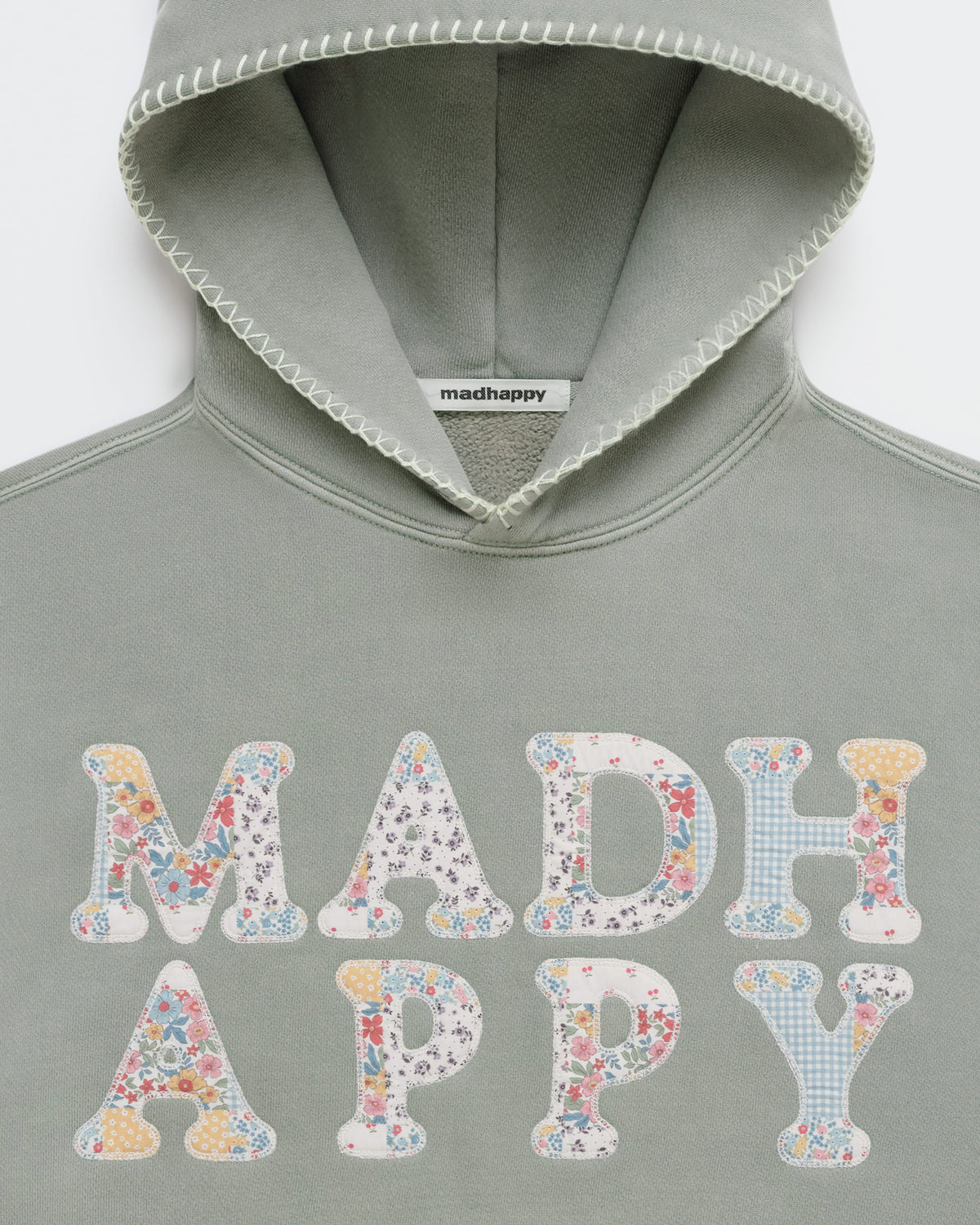 Patchwork Fleece Hoodie - Image 2