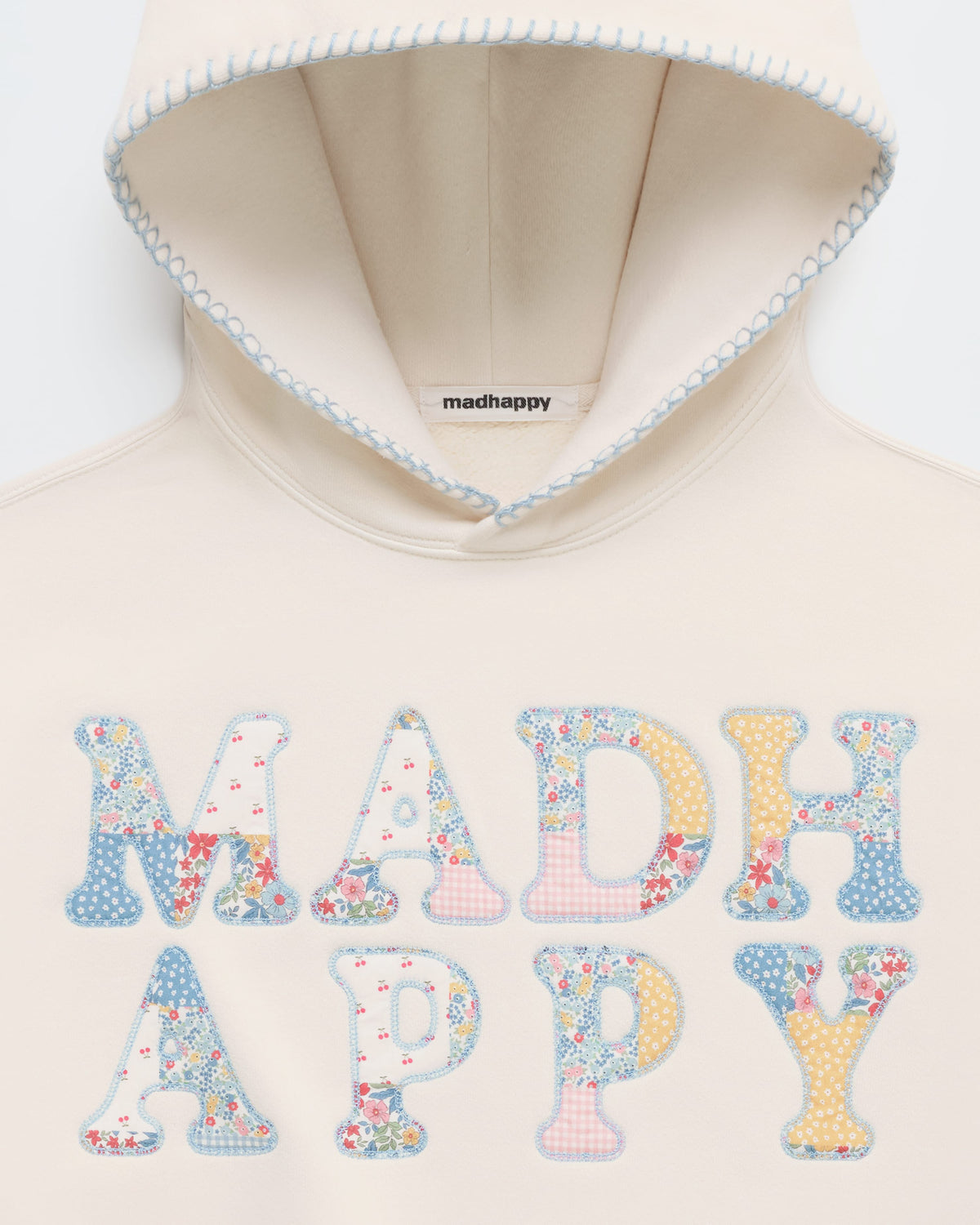 Patchwork Fleece Hoodie - Image 2