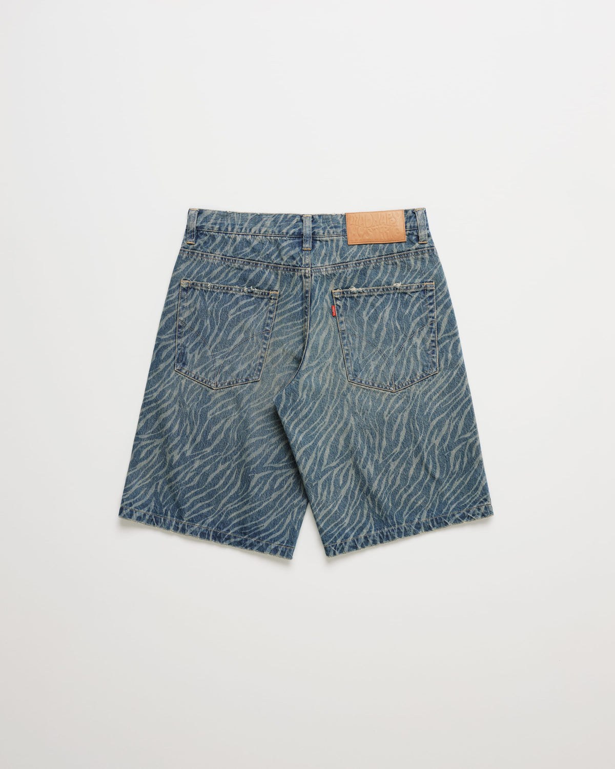 Hysteric Glamour Zebra Print Denim Short - Image 4