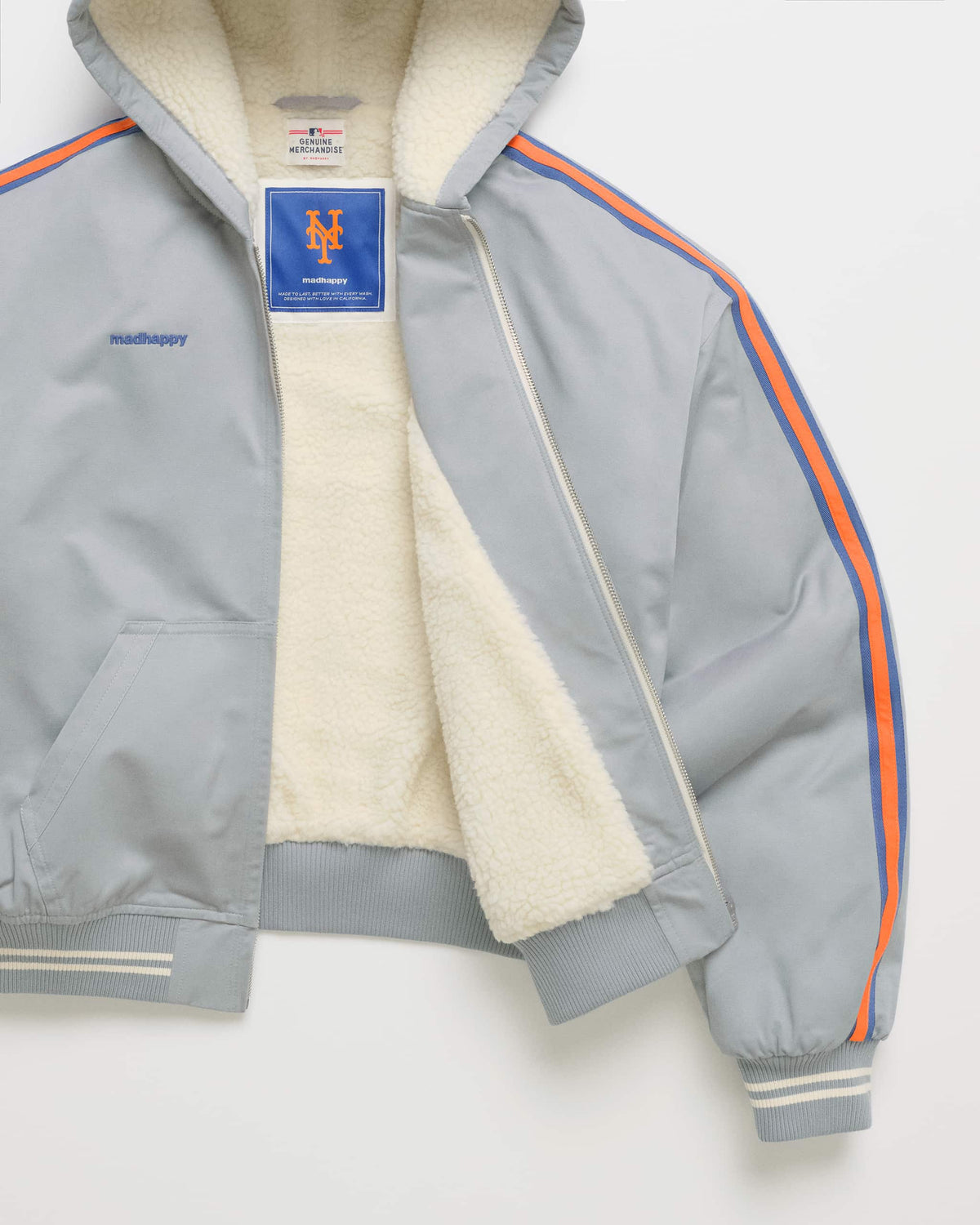 Mets Hooded Baseball Jacket - Image 3