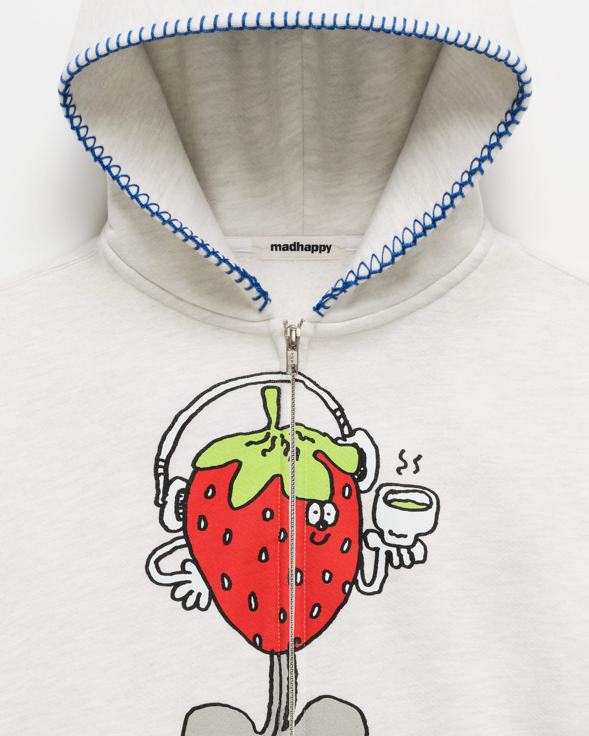 Pantry Strawberry Fleece Zip Up - Image 3