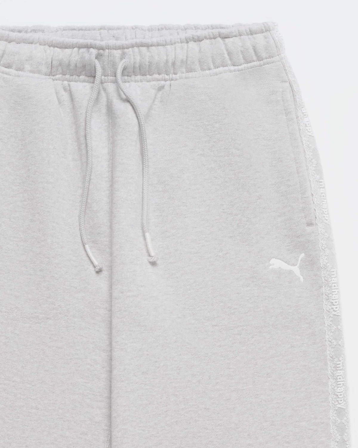 PUMA Lace Trim Fleece Straight Sweatpant - Image 2