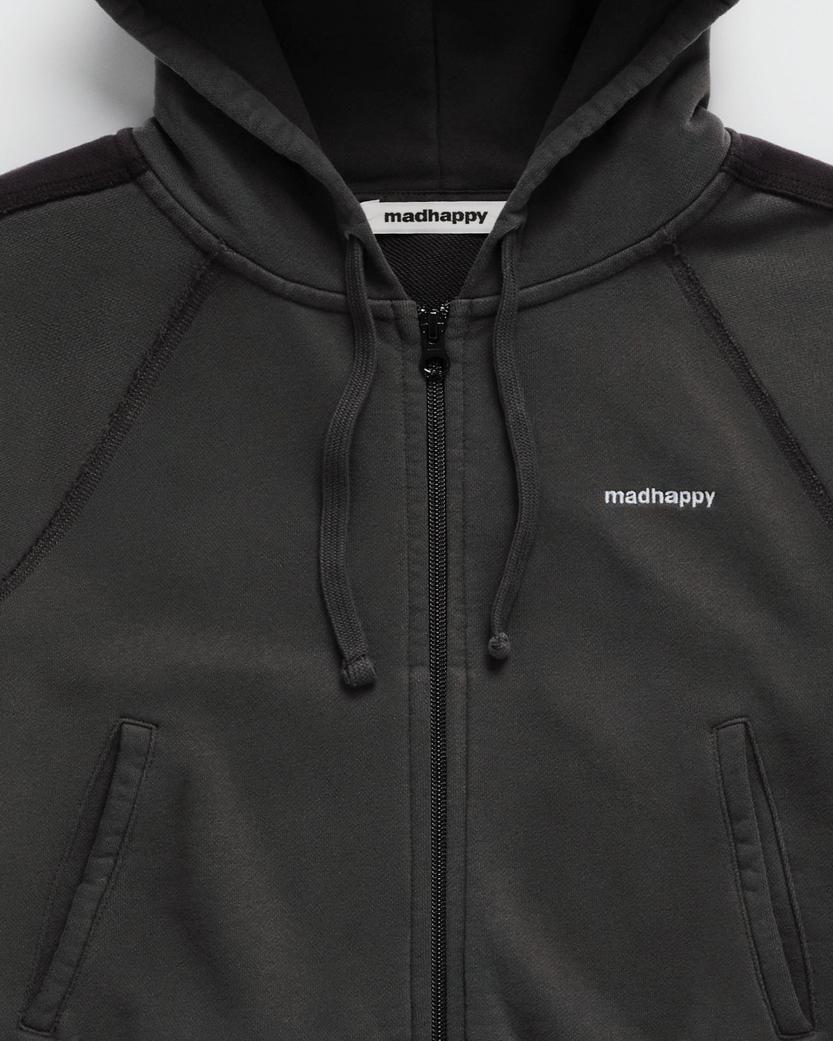 Lounge Cropped French Terry Zip Up - Image 3