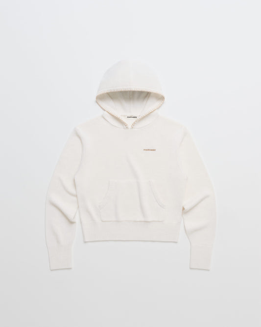 Shrunken Pullover Sweater Hoodie