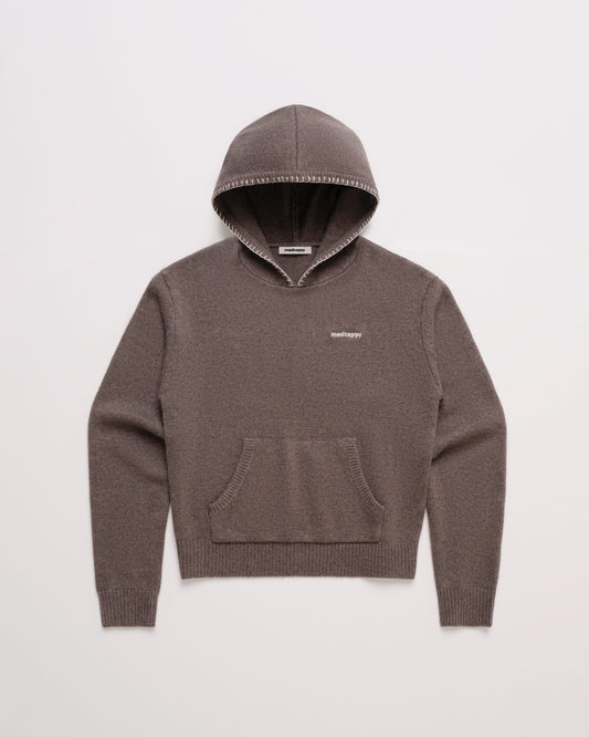 Shrunken Pullover Sweater Hoodie
