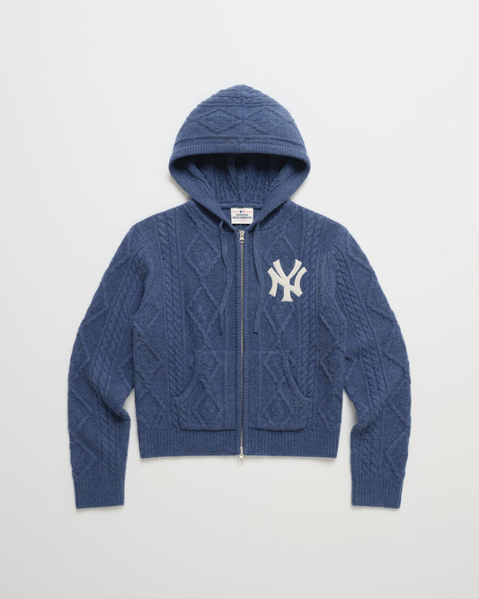 Yankees Cable Knit Hoodie