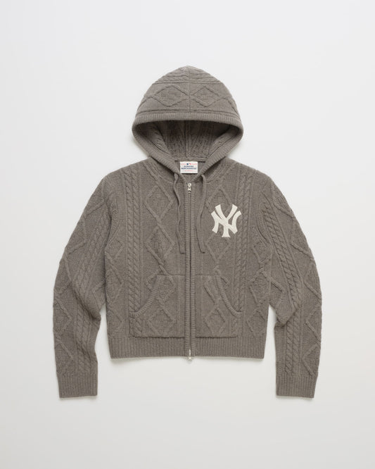 Yankees Cable Knit Hoodie