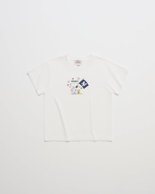 Yankees & Peanuts Shrunken Tee