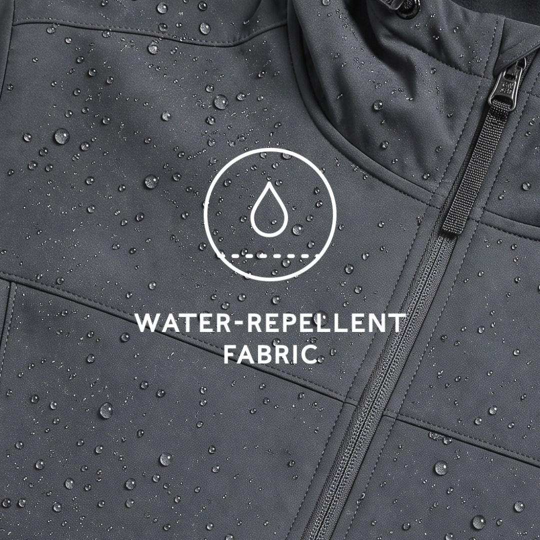 Marina Womens Long Water Resistant Softshell Jacket - Graphite - Image 7