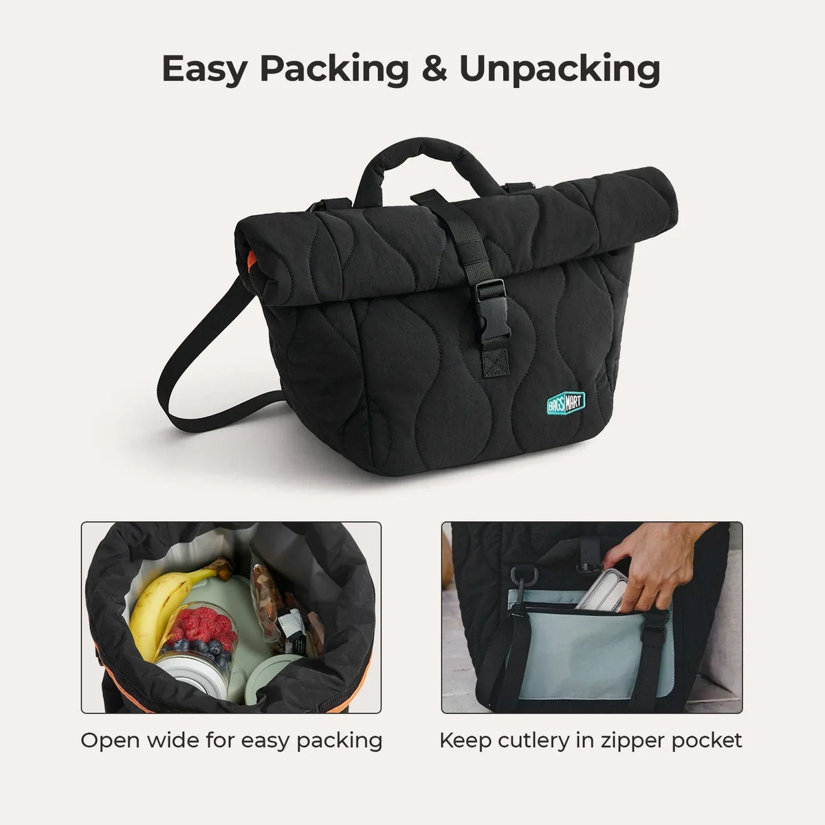 Paz Roll Top Lunch Bag - Image 18