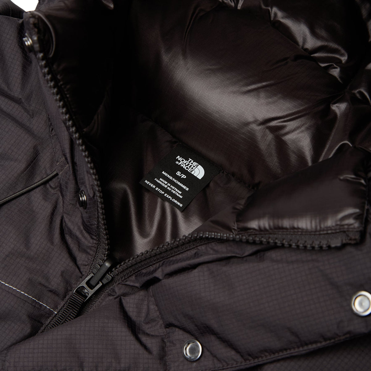 The North Face DryVent Reversible Down Jacket (Lead/TNF Black) - Image 5
