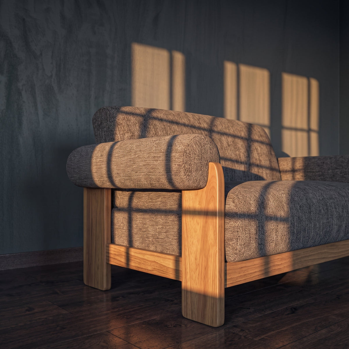 Norway Mid-Century Modern Sofa Bed, Grey - Image 3