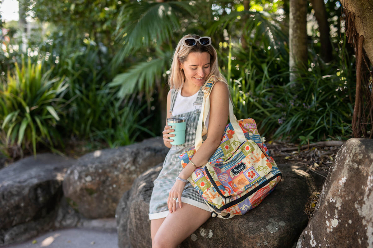 Retro Shores - Recycled Tote Bag - Image 2