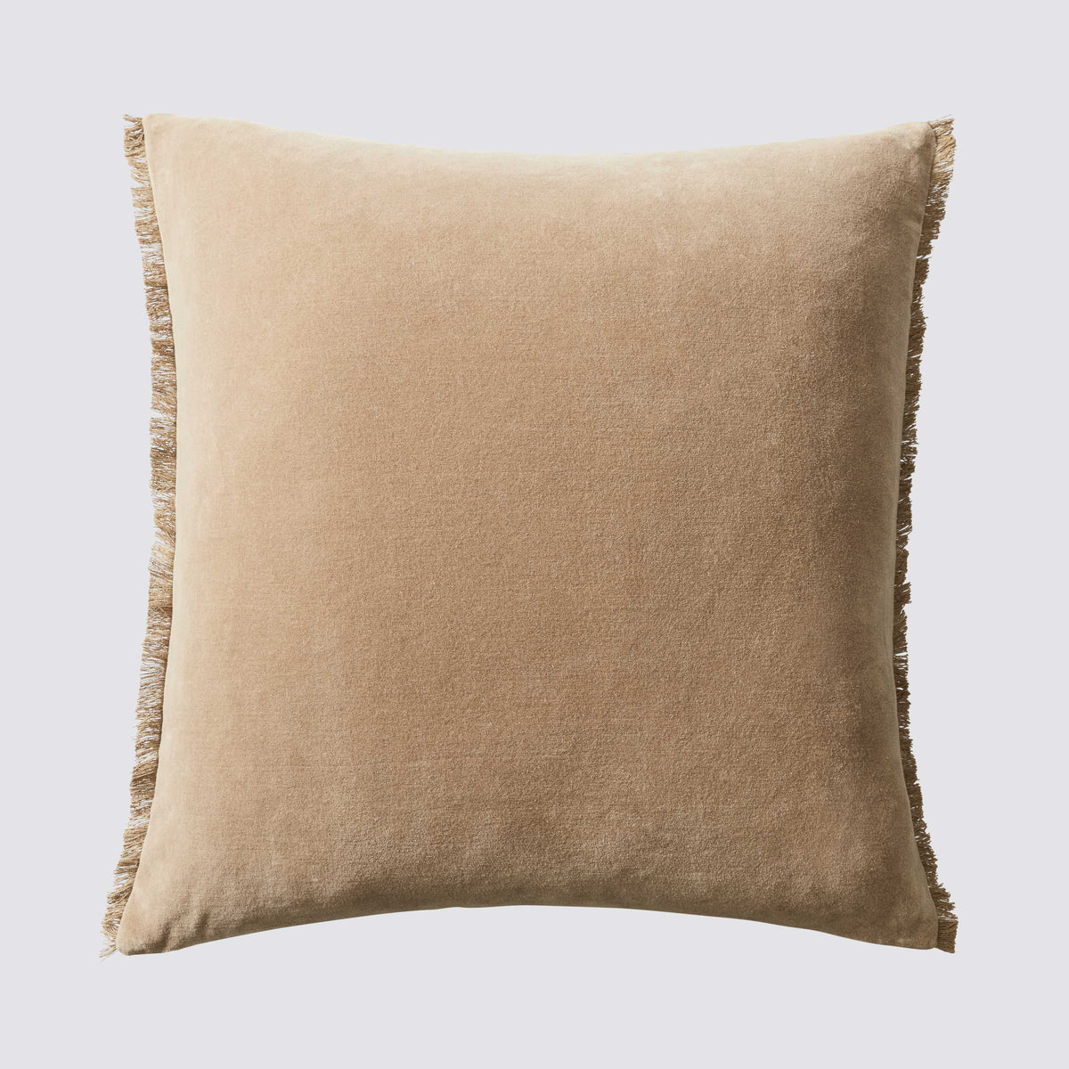 Naveta Velvet Pillow - Camel