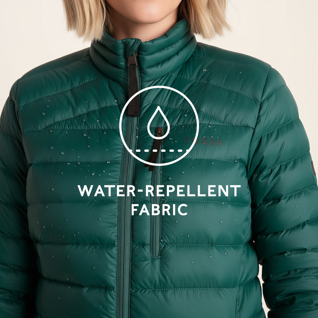 North Womens RDS Certified Down Jacket - Evergreen - Image 7