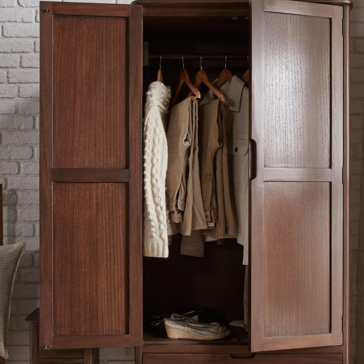 Norway Dark Walnut Wardrobe - Image 13