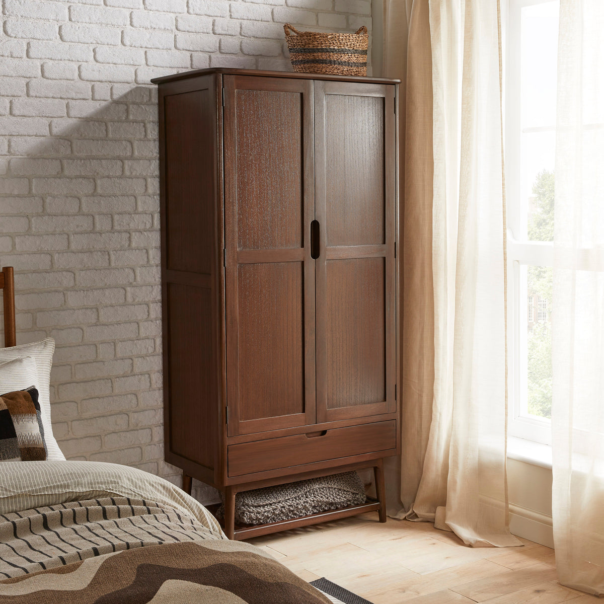 Norway Dark Walnut Wardrobe - Image 5