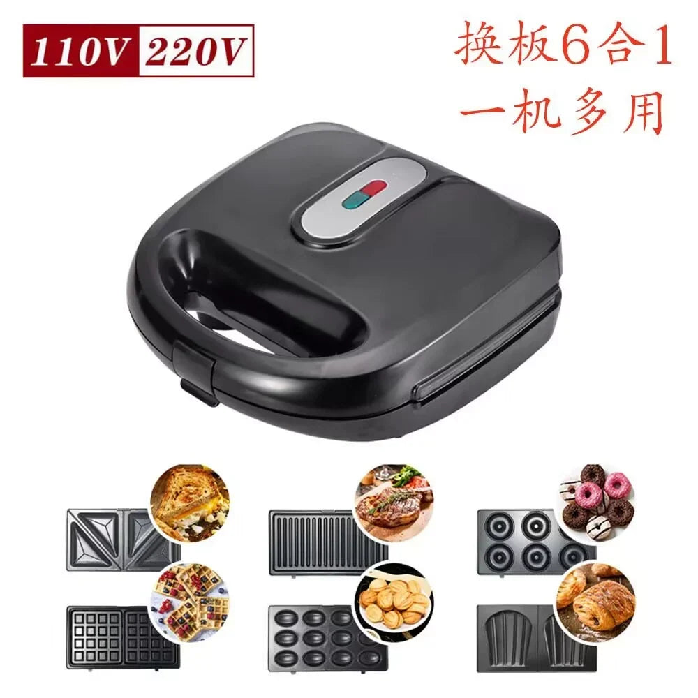 Waffle Cake Sandwich Maker 110V Export Waffle Donut Sandwich Breakfast Machine - Image 17