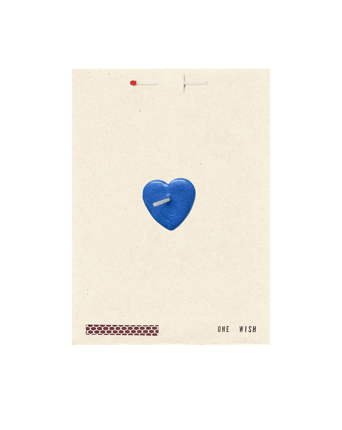 Blue Heart Wish Card - Image 2
