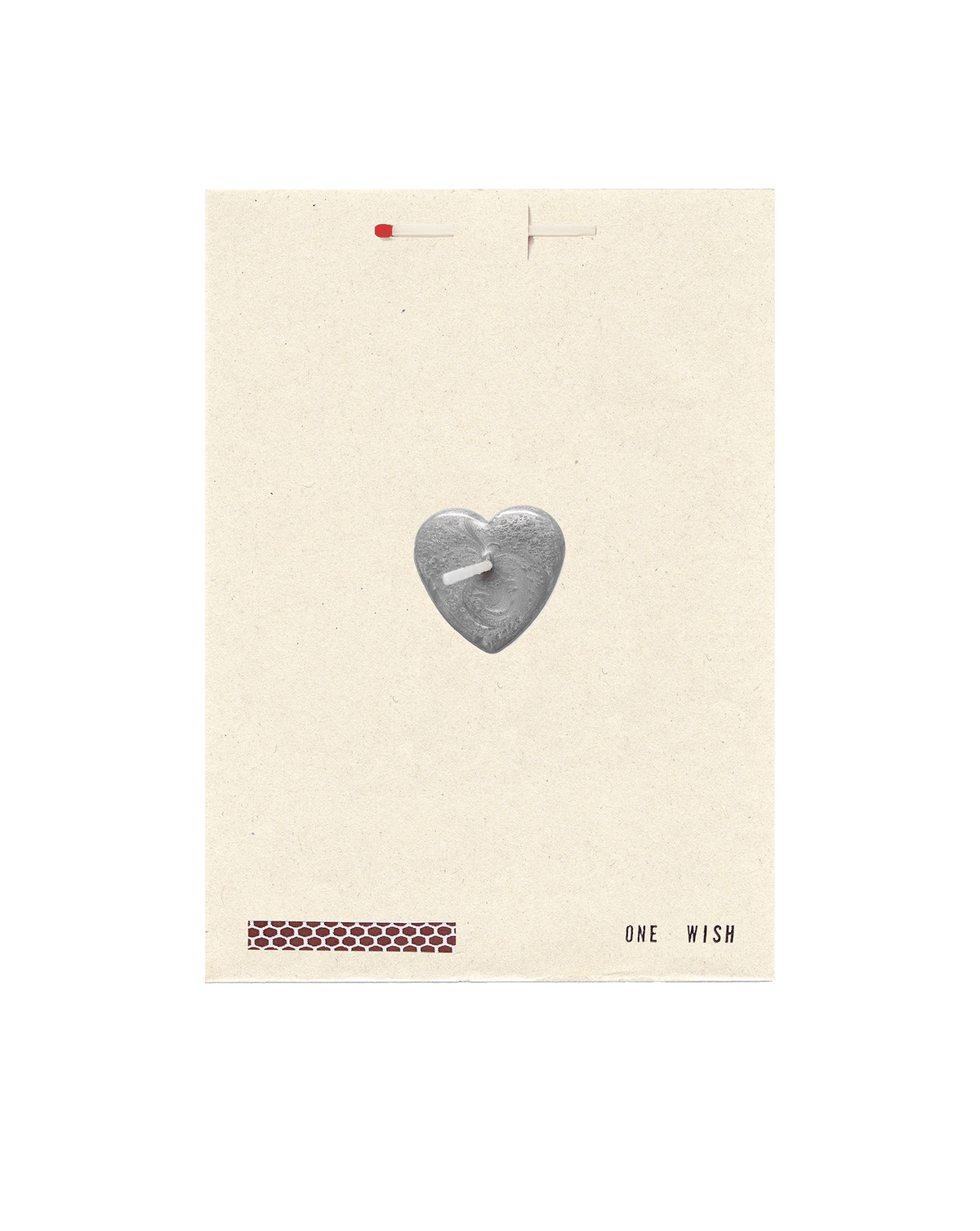 Silver Heart Wish Card - Image 2
