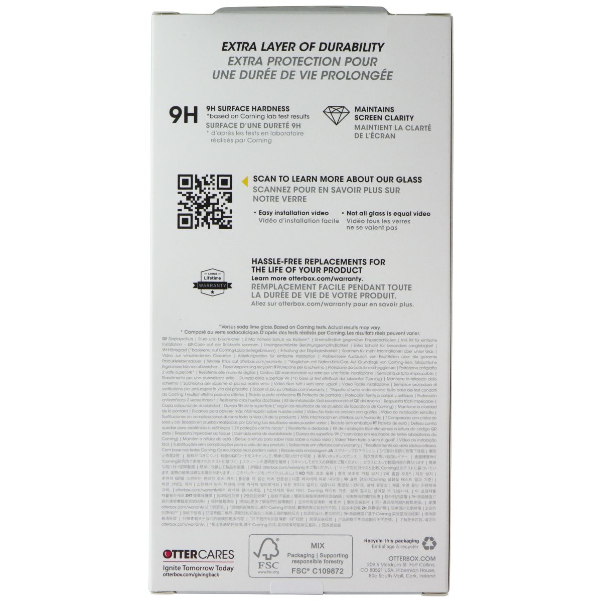 OtterBox Protection + Power Kit Case & Charger for iPhone 14 Plus - Clear/White - New - Image 6