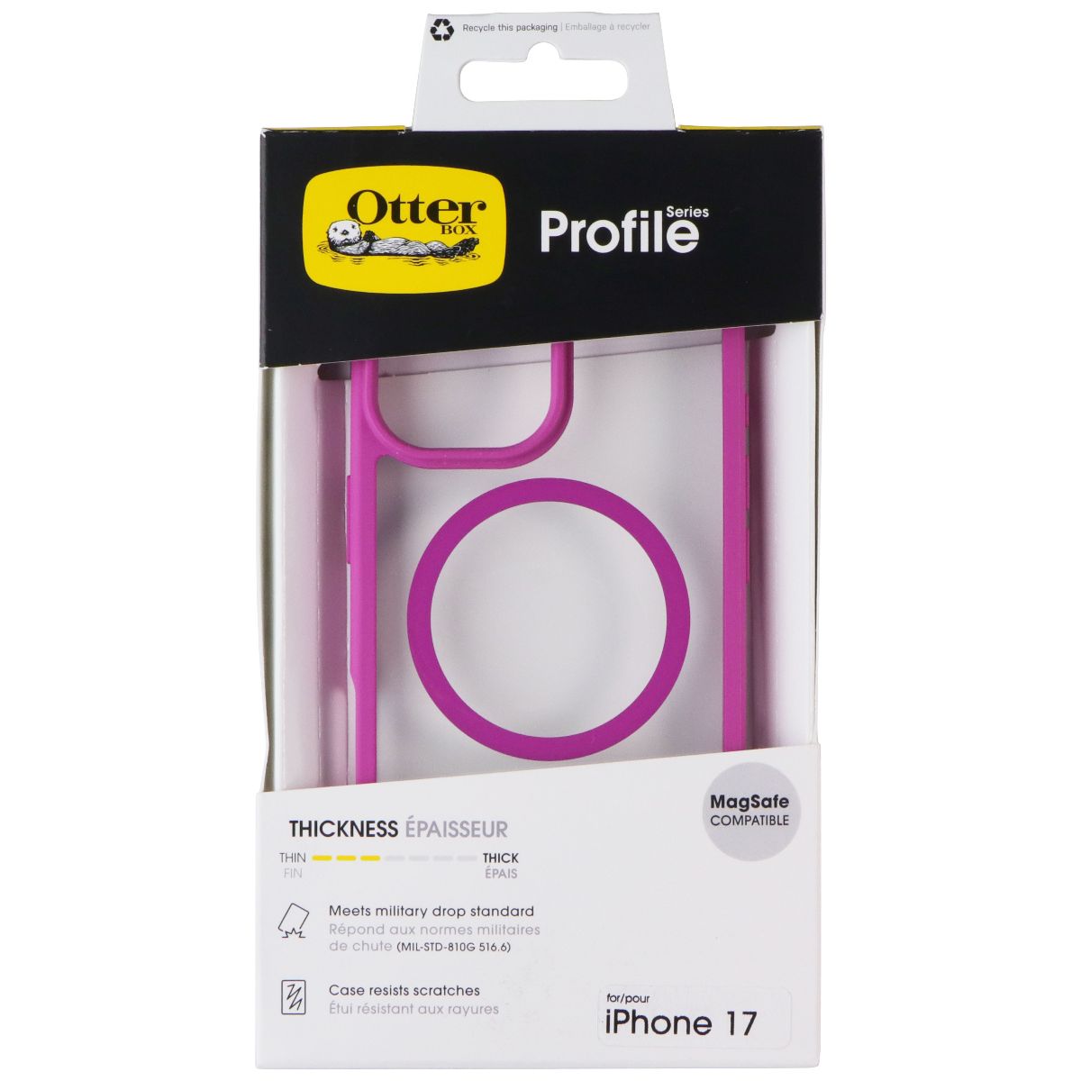 OtterBox Profile Series Case for MagSafe for Apple iPhone 17 - Pink Awakening - New