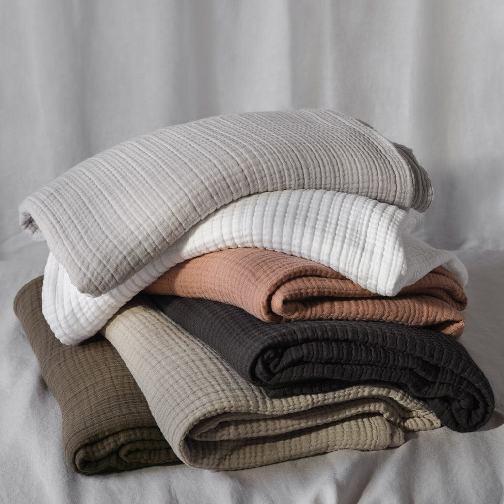 Organic Cotton Gauze Bed Blanket - Image 7