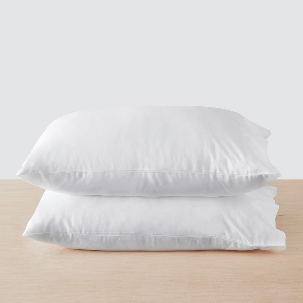 Organic Resort Cotton Pillowcases - White
