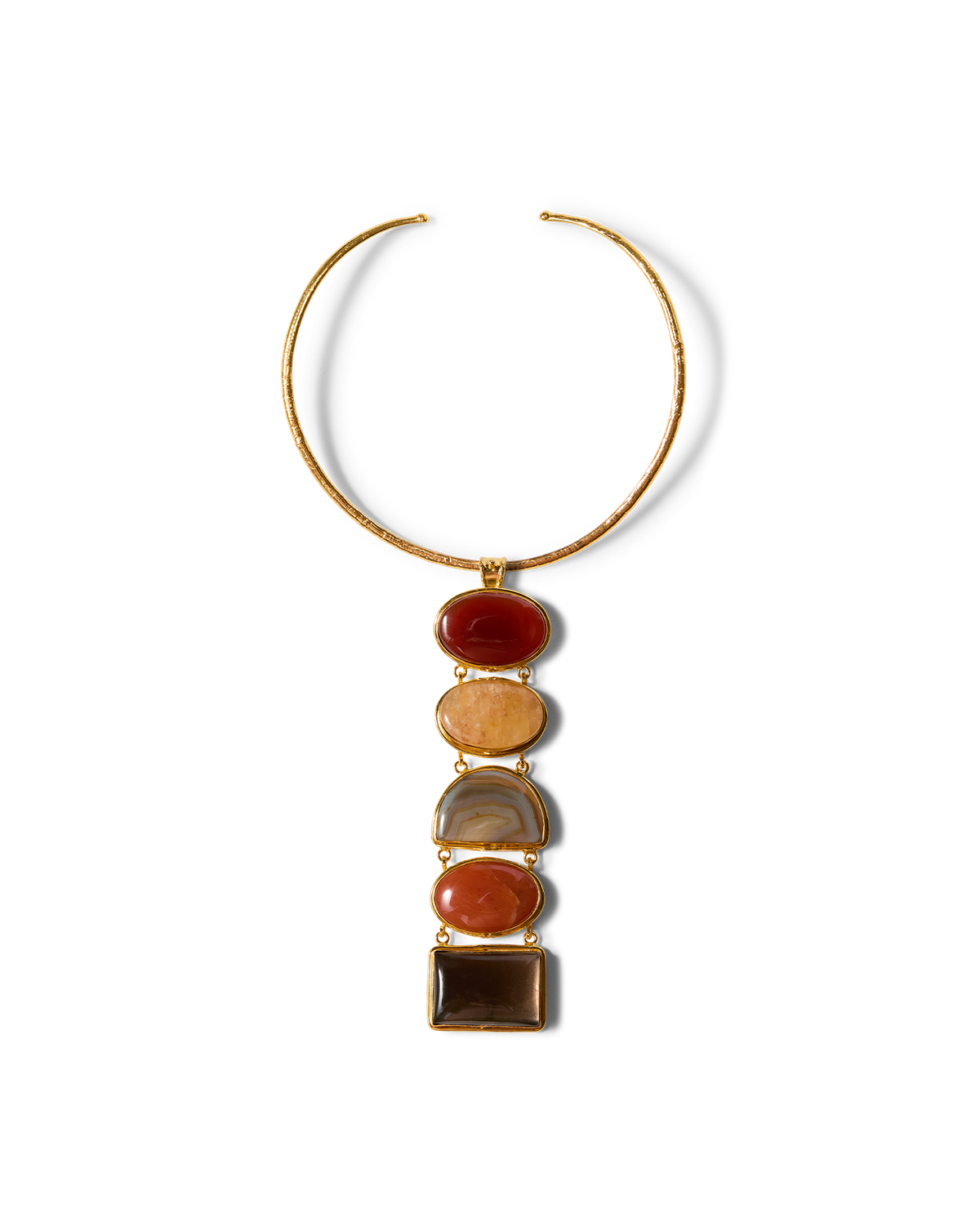 Torque Semi-Precious Stone Necklace - Image 6