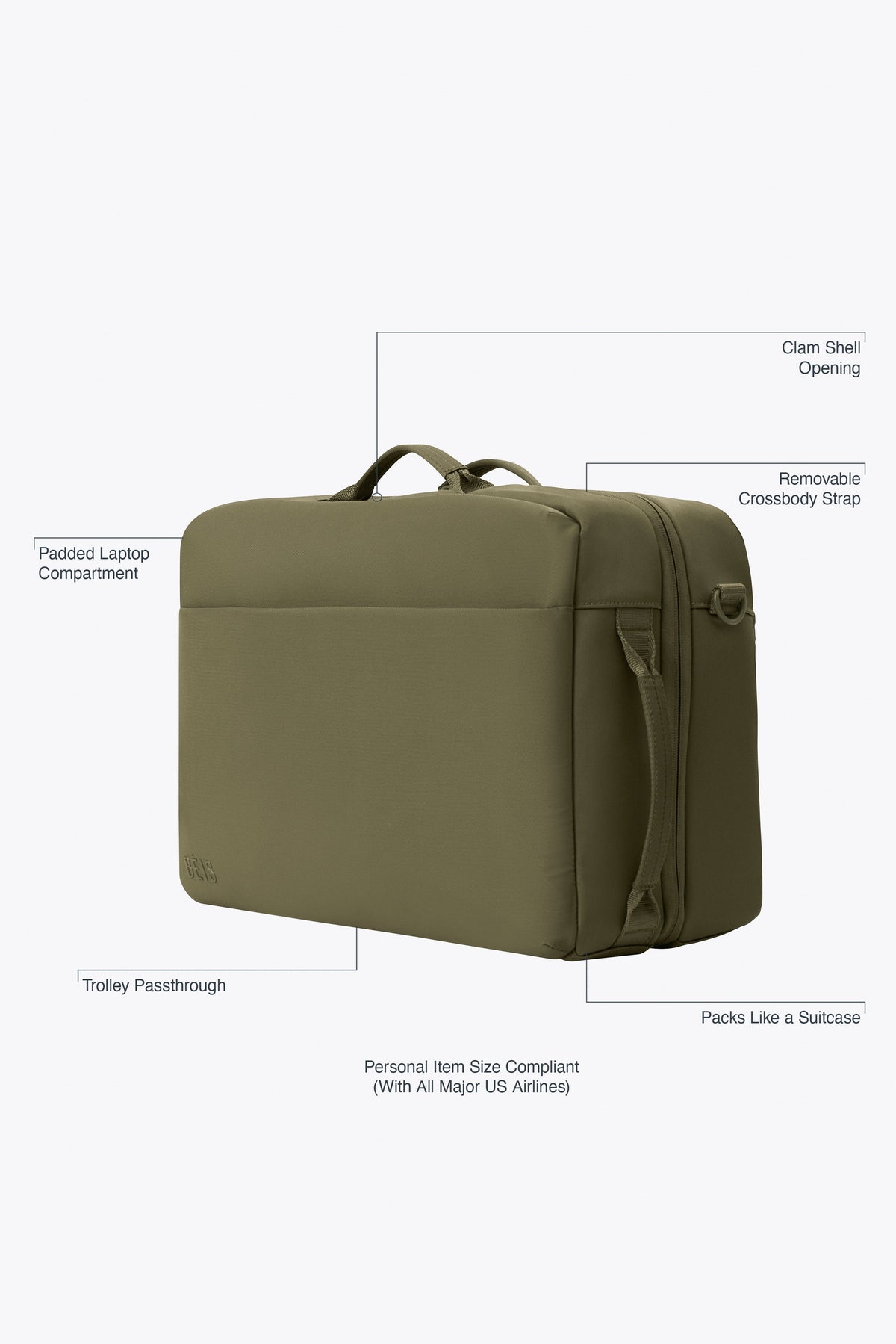 The Ultimate Travel Duffle in Olive - Image 2