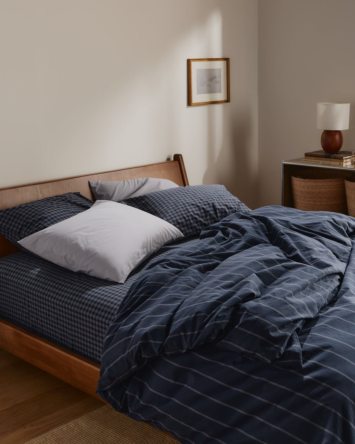 Brushed Cotton Venice Set - Dusk Check/Stripe K/CK - Image 2