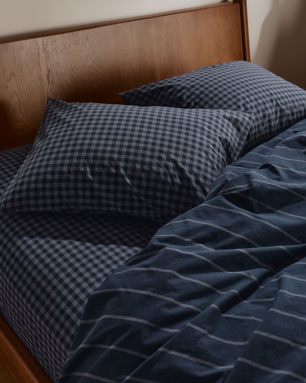 Brushed Cotton Venice Set - Dusk Check/Stripe K/CK - Image 4