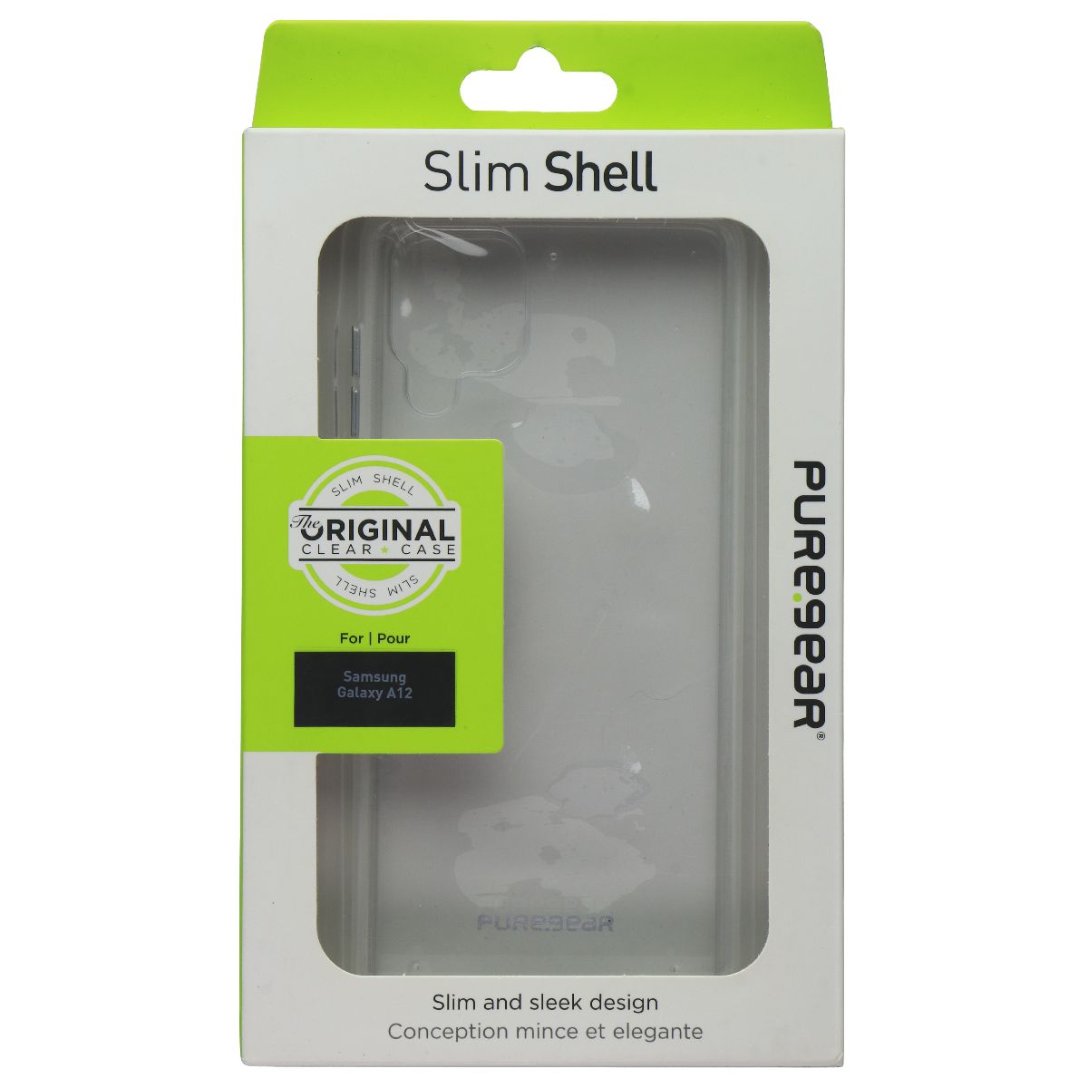 PureGear Slim Shell Series Case for Samsung Galaxy A12 - Clear - New