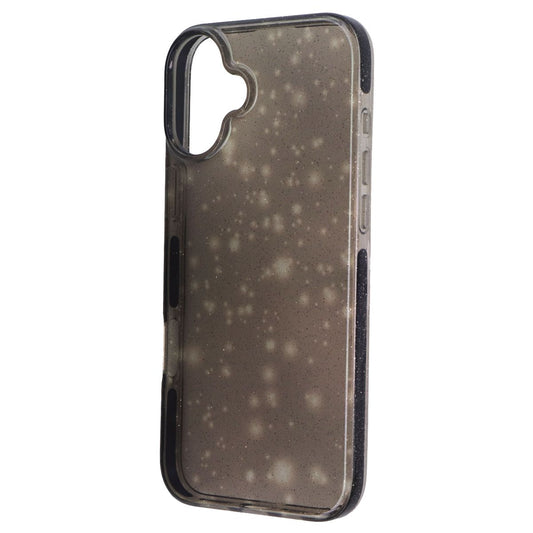 PureGear Slim Shell Designer Case for Apple iPhone 16 Plus - Black Stardust - New