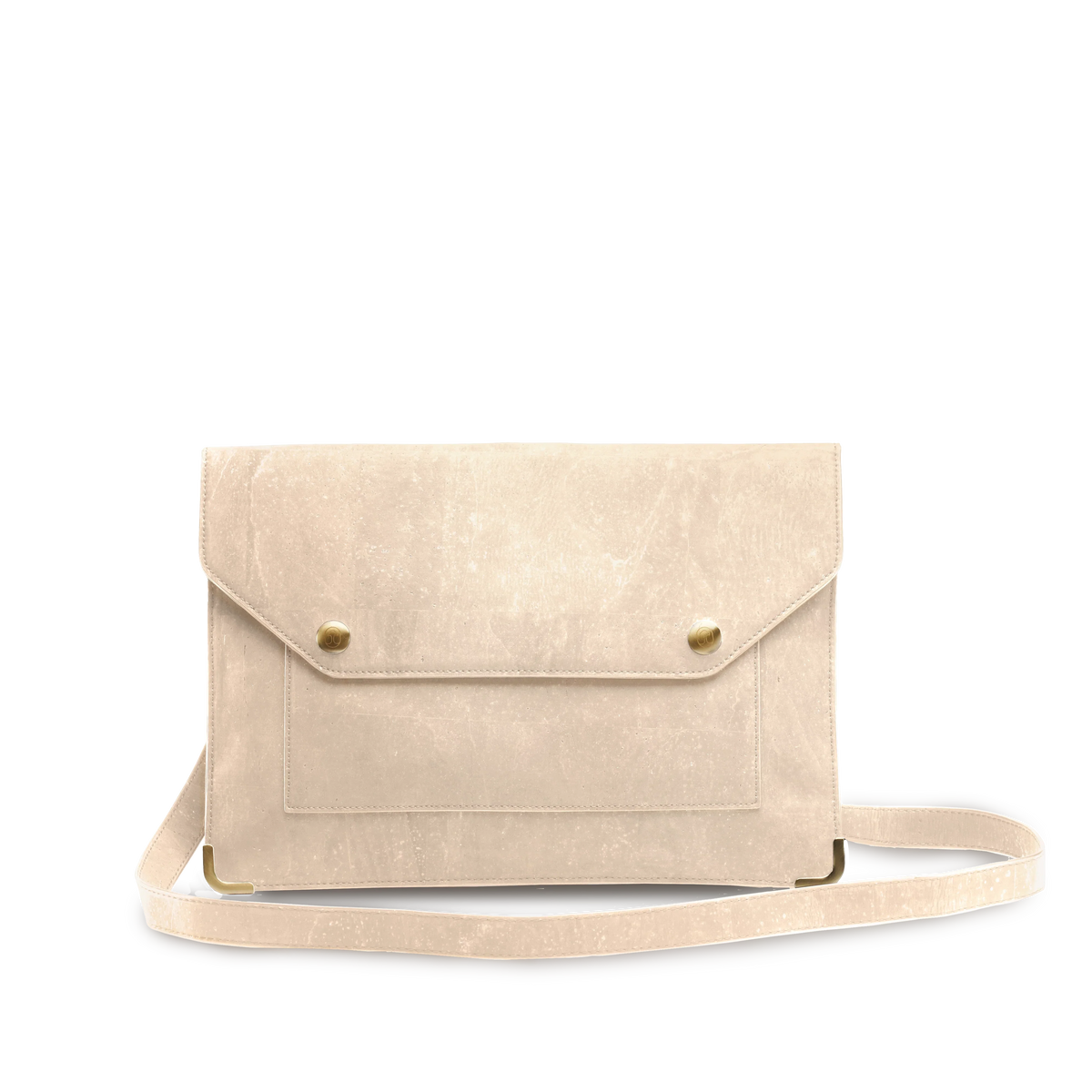 Laptop Sleeve - Creme Croco