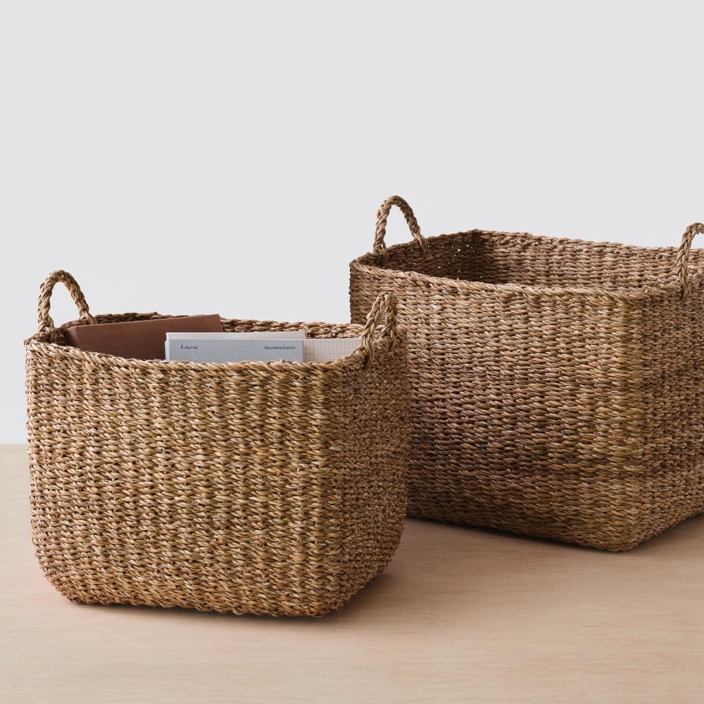 Padma Rectangle Storage Baskets - Set of 2 - M&L