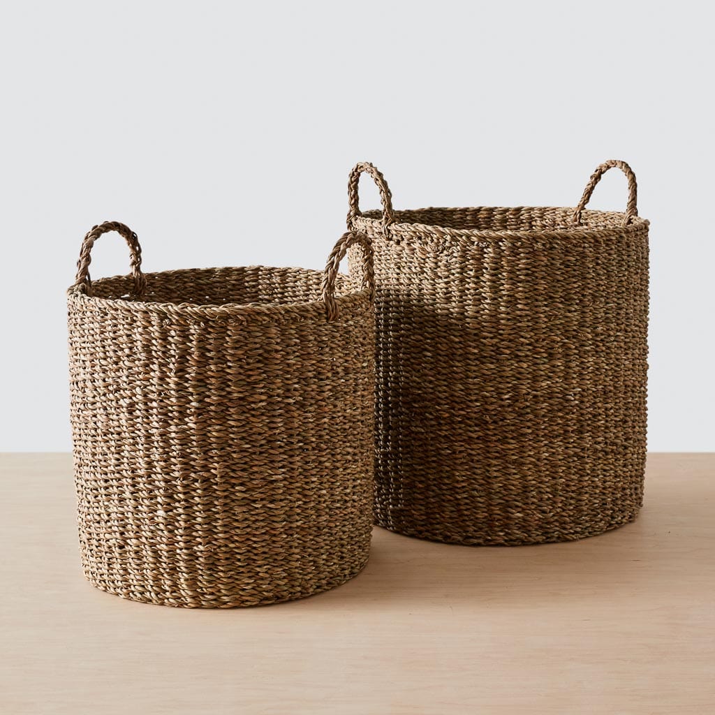 Padma Round Storage Basket - Set of 2 - M&L