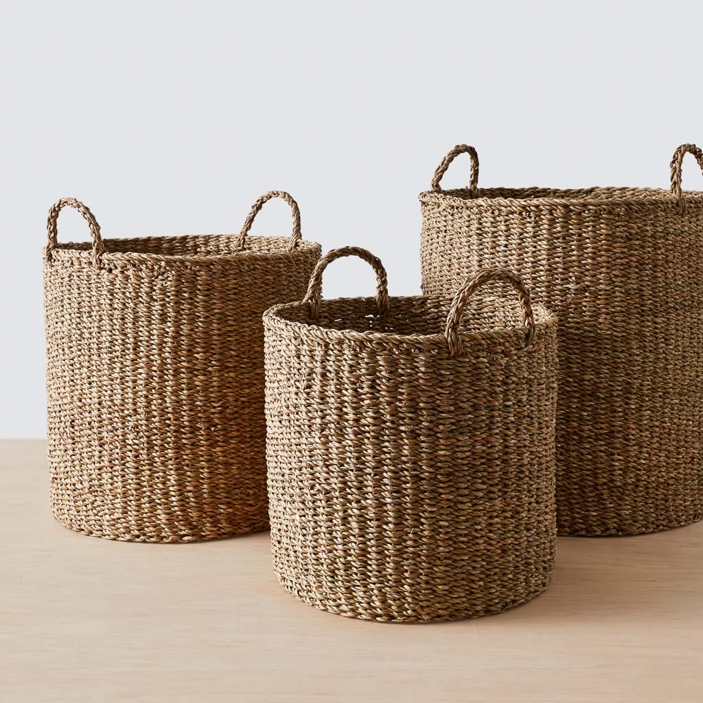 Padma Round Storage Basket - Set of 3 - M&L&O