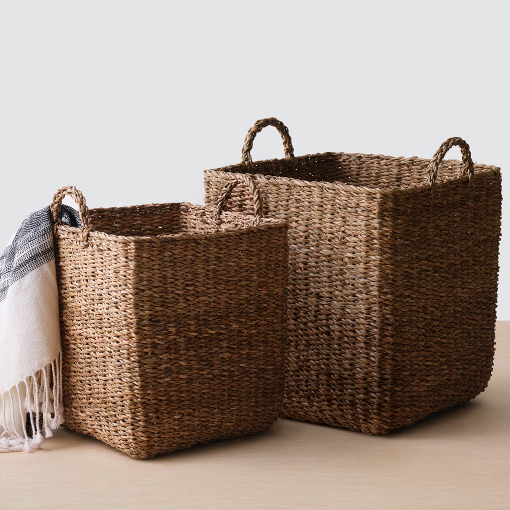 Padma Square Storage Baskets - Set of 2 - M&L