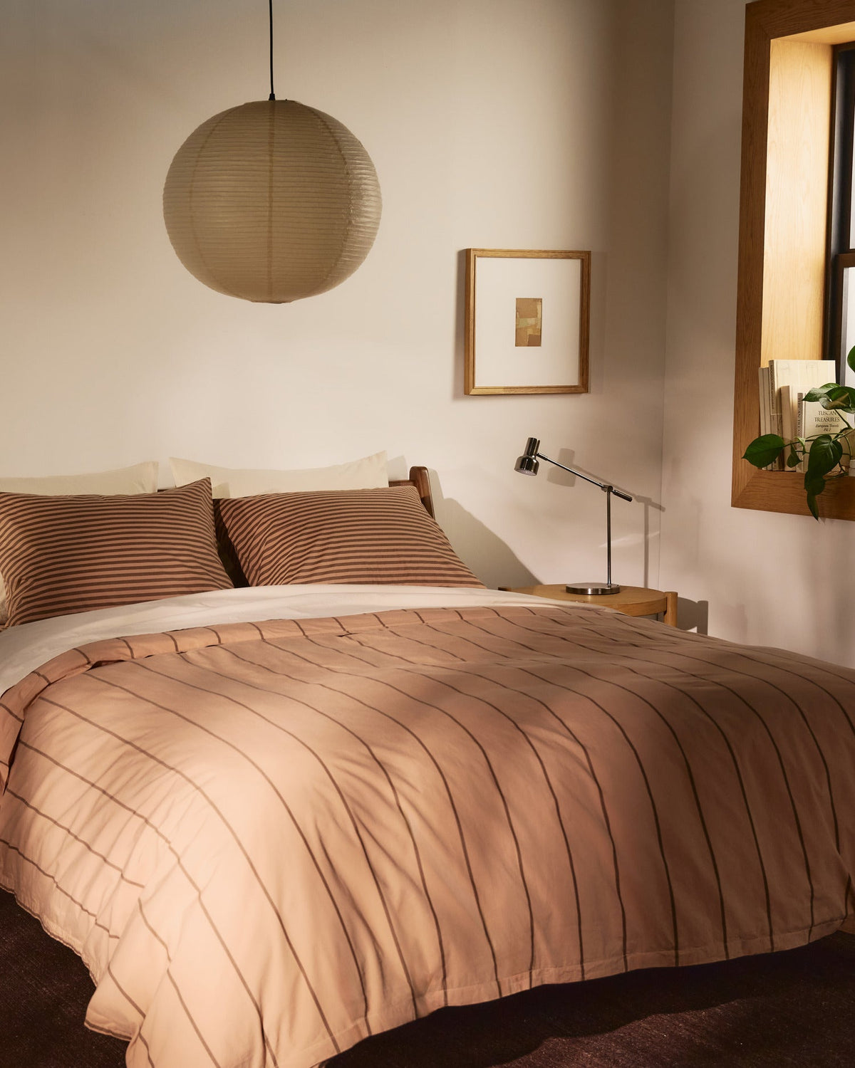 Percale Venice Set - Adobe Stripe F/Q - Image 4